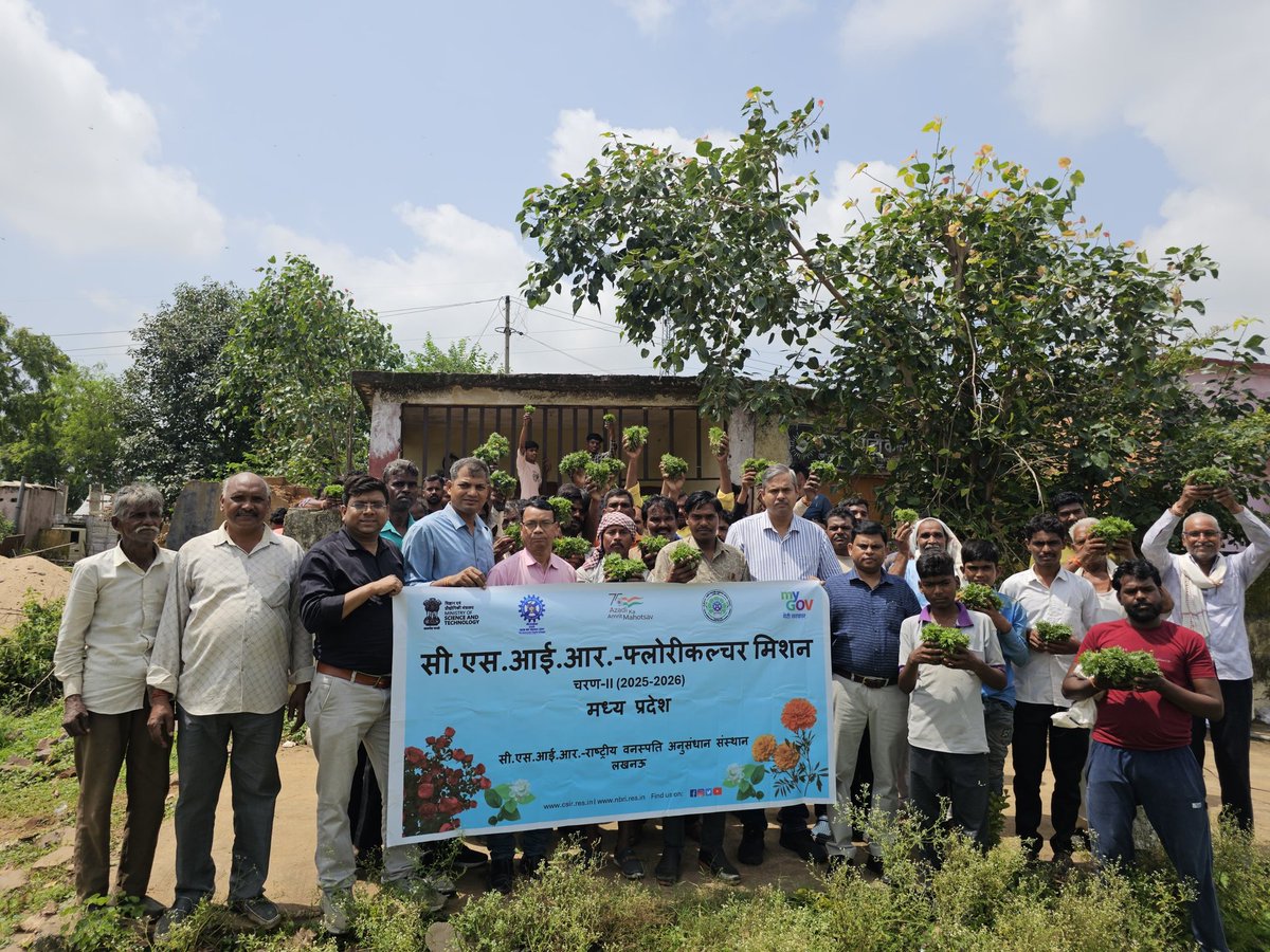 CSIR Floriculture Mission tweet media