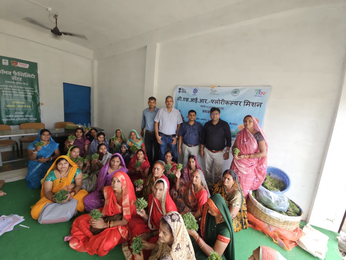 CSIR Floriculture Mission tweet media