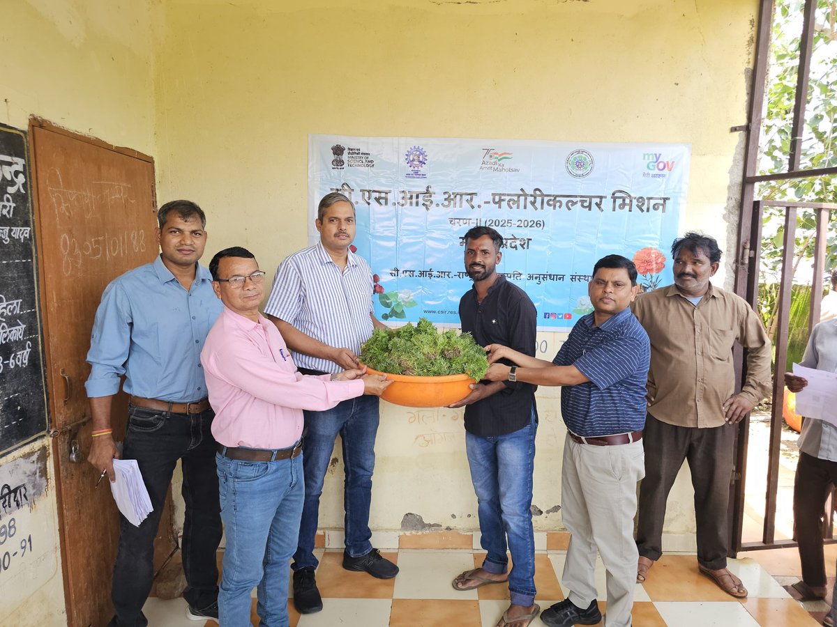 CSIR Floriculture Mission tweet media