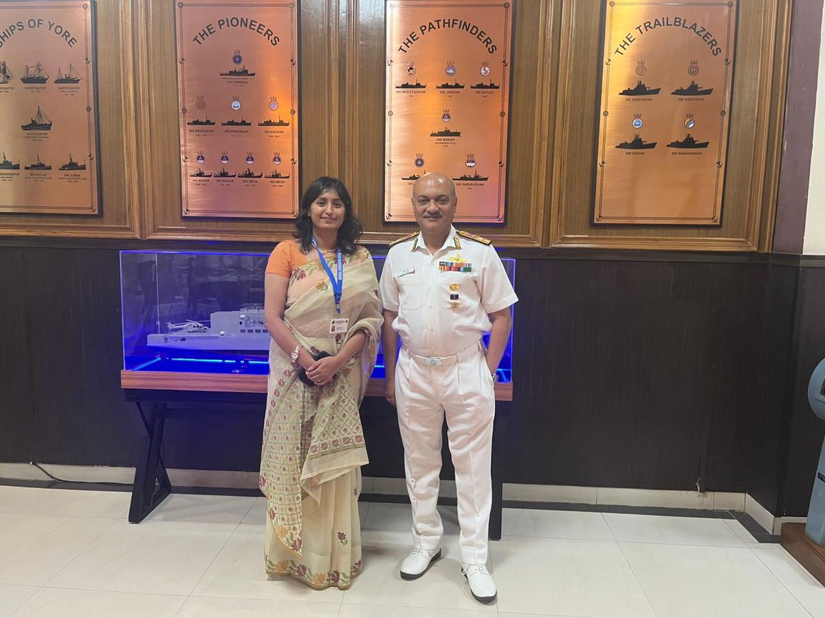 SagarDefence's tweet photo. Fostering collaboration with Indian industries and #startups by presenting cutting-edge #indigenous technologies for hydrographic applications, #TeamSDE had the honour to be a part of the 2nd edition of Workshop on Indigenisation: Initiation of #INHD Towards Self-Reliance, held at @IN_NHO_DEHRADUN, under the leadership of Honourable Chief Hydrographer to the Government of India, Vice Admiral Lochan Singh Pathania, PVSM, AVSM and the Honourable Joint Chief Hydrographer, Rear Admiral Peush Pawsey, that brought together the Department of Indigenisation, #WESEE, @cdacindia, #NIOT and leading industry collaborators.
Propelling the vision of #AatmanirbharBharat forward, #TeamSDE was grateful for the platform to share recent developments in cutting-edge #Autonomous and #Unmanned solutions to advance hydrographic capabilities with a focus on the future of ocean data connectivity.
#FutureofTech #Unmannedsystems #TechinAction #AutonomousTech
@PMOIndia @DefMinIndia @narendramodi @rajnathsingh @vivekvirmani5 @Dayanand_delhi @indiannavy @India_iDEX @makeinindia @IN_WNC @IN_HQENC @IN_HQSNC @IAF_MCC @adgpi @giridhararamane @DPIITGoI @startupindia @NorthernComd_IA @IaSouthern @SpokespersonMoD @BharatBiotech @DrKrishnaElla @ONGC_ @BayCapitalIndia @MSInSociety @midc_india @investindia @PortXLglobal @Nikunj_Parashar @Mdlski @dang_lakshay @mysaurabh96 @flowcopter