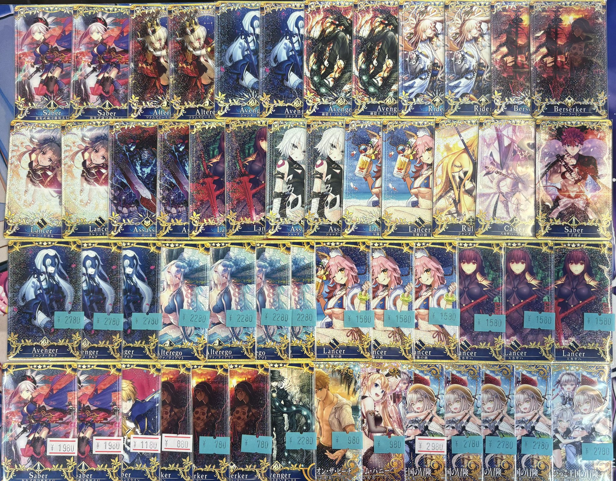 FGOアーケード ジャンヌ・オルタ 絆礼装セット FGOアーケード ジャンヌオルタ 再臨 絆礼装セット fgoアーケード