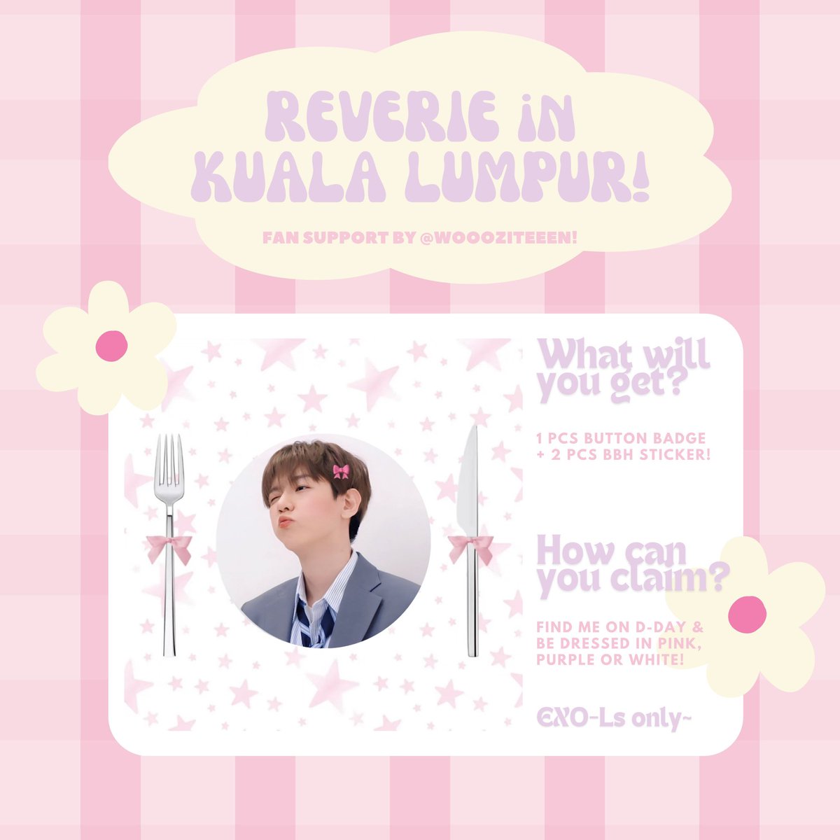 🐦🔥saw svt on the 26th୭ ˚. ᵎᵎˎˊ˗ (@woooziteeen) on Twitter photo ˚୨୧⋆。˚ ⋆ baekhyun in kl fan support!
— by <a href="/woooziteeen/">military wife 🍚 hxw ୭ ˚. ᵎᵎˎˊ˗</a> 🍓
cute button badges of our very own star baekhyun <3 come find me on dday, it’s free for all ~ likes & reposts are appreciated, & i can’t wait to see everyone !!!!!!! 23.08.2025
#REVERIEinKL #BAEKHYUNinKL <a href="/pasar_EXO/">#pasarexo super slow rt</a> ˚୨୧⋆。˚ ⋆ baekhyun in kl fan support!
— by <a href="/woooziteeen/">military wife 🍚 hxw ୭ ˚. ᵎᵎˎˊ˗</a> 🍓
cute button badges of our very own star baekhyun <3 come find me on dday, it’s free for all ~ likes & reposts are appreciated, & i can’t wait to see everyone !!!!!!! 23.08.2025
#REVERIEinKL #BAEKHYUNinKL <a href="/pasar_EXO/">#pasarexo super slow rt</a>