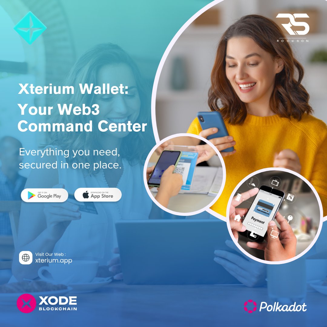 XodeNet's tweet photo. π Xterium Wallet: Your Web3 Command Center
Everything you need, secured in one place.
#XteriumApp #CryptoSecure #Web3Hub #BlockchainControl https://t.co/KPvGAkgByW