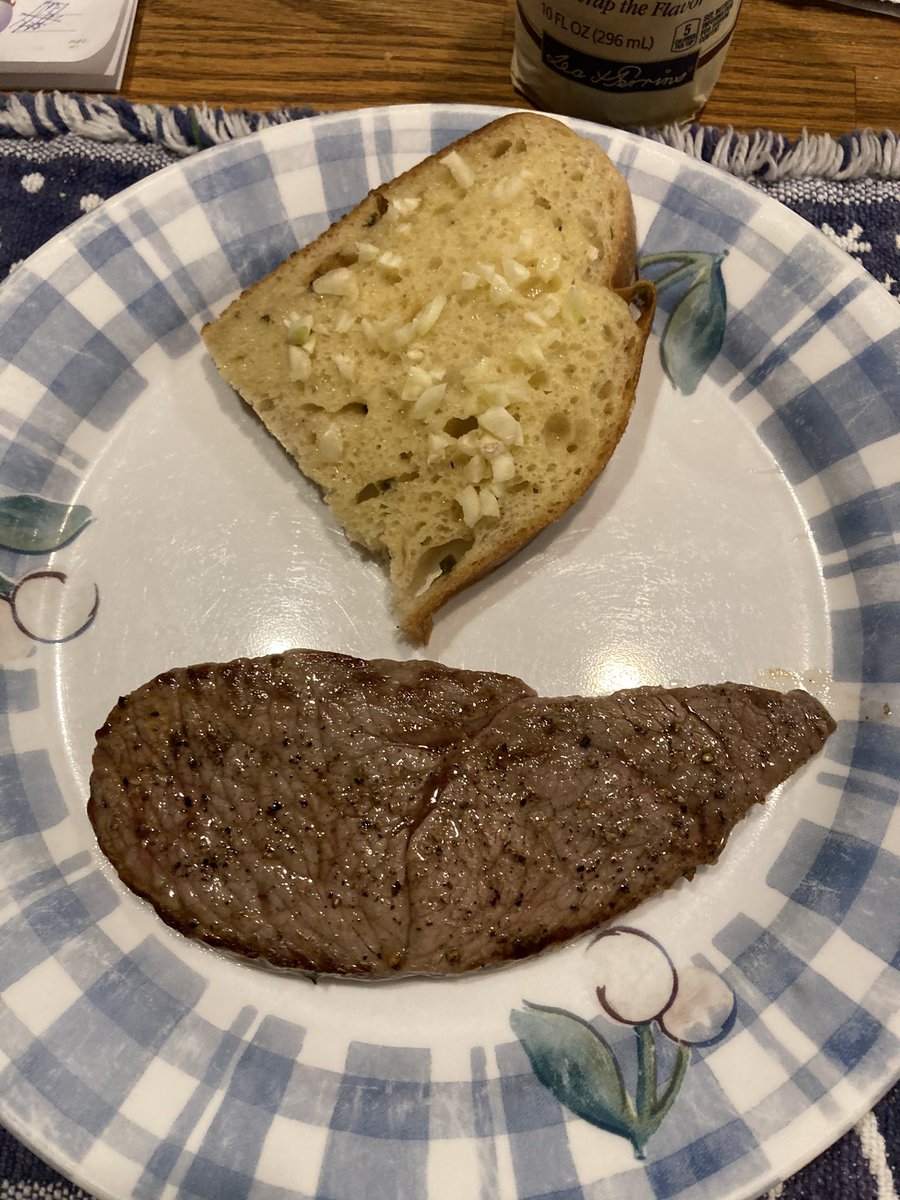 Nothing hits like steak. And finally some good corn.