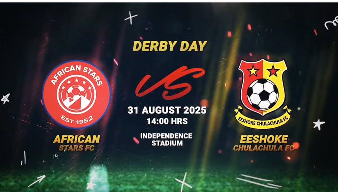 A.STARS 🆚 CHULA CHULA 

Brave Warriors FIFA World Cup 2026 Qualifying Committee announced the final fundraiser before the team travels to Botswana for the qualifiers

Tickets: N$50 Model (pick’n pay)
VIP: N$500

Free transport from City of Windhoek  to the Independence Stadium