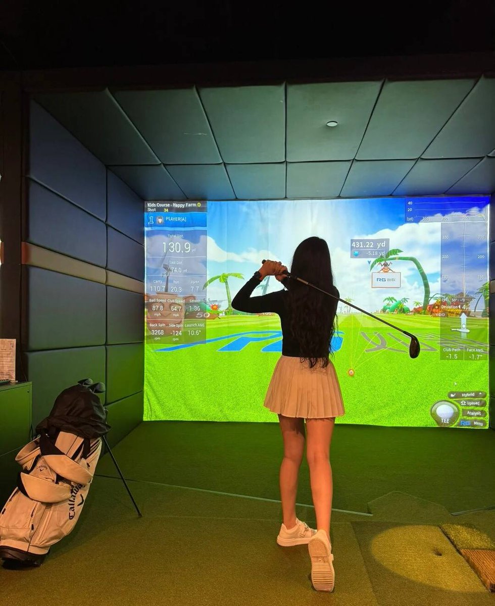 一人でもゴルフの楽しさを満喫できる！室内ゴルフはもっと便利🙌⛳️