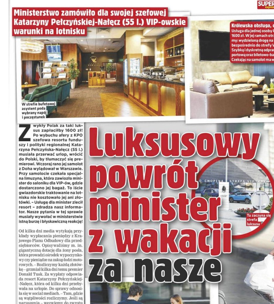 Dariusz Matecki (@dariuszmatecki) on Twitter photo Po co osobie, której 99% nie rozpozna na ulicy limuzyna na lotnisku, ochrona i specjalny salonik VIP? Na lotniskach są saloniki dla osób należących do programów lojalnościowych <a href="/LOTPLAirlines/">Polskie Linie Lotnicze LOT</a> - to nie wystarczy? <a href="/Kpelczynska/">Katarzyna Pełczyńska</a> - po co to? Po co osobie, której 99% nie rozpozna na ulicy limuzyna na lotnisku, ochrona i specjalny salonik VIP? Na lotniskach są saloniki dla osób należących do programów lojalnościowych <a href="/LOTPLAirlines/">Polskie Linie Lotnicze LOT</a> - to nie wystarczy? <a href="/Kpelczynska/">Katarzyna Pełczyńska</a> - po co to?