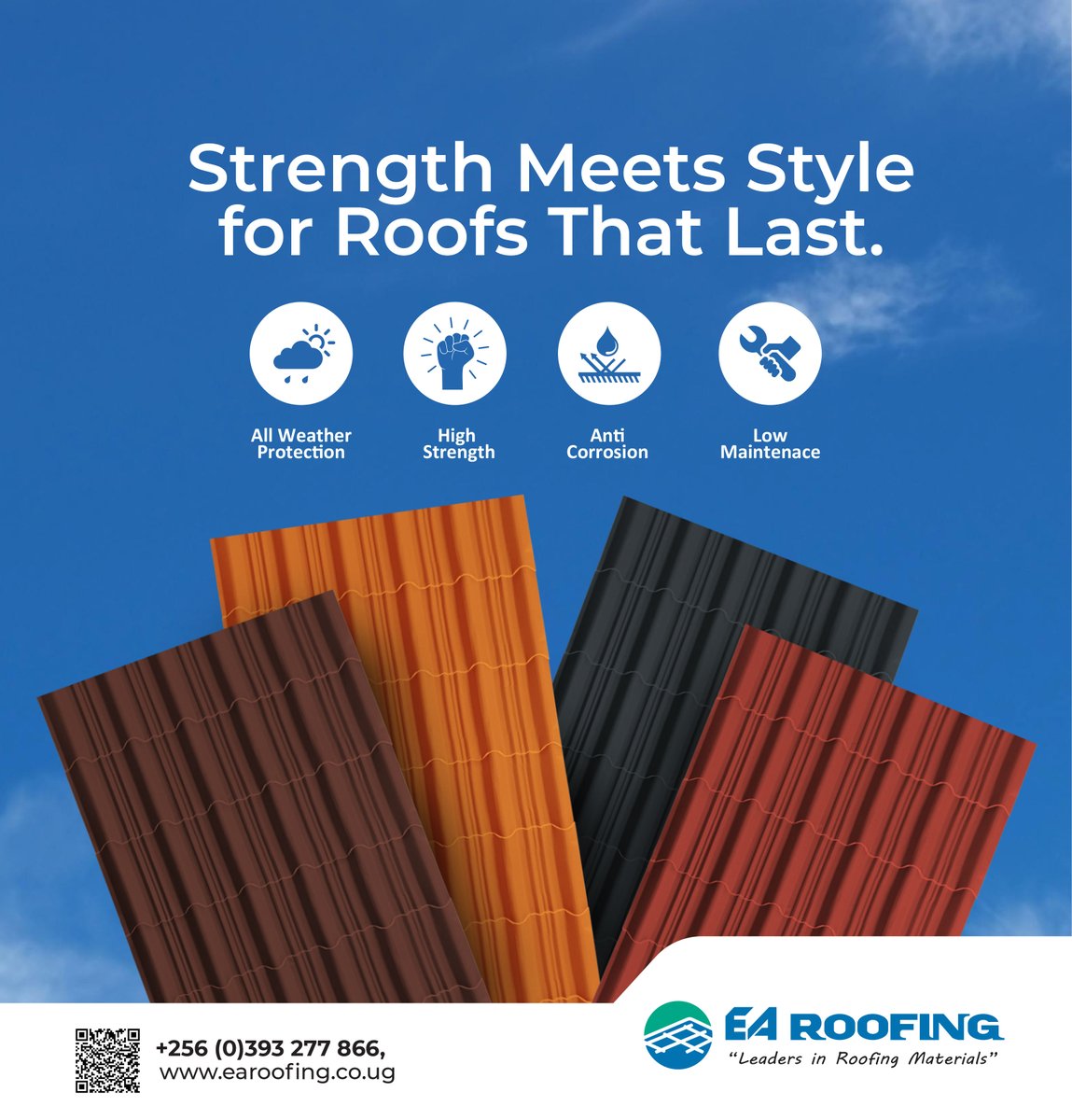 EaRoofing's tweet image. Your roof should be as strong as it is stunning. Discover roofing options that deliver exceptional performance and a flawless finish. Invest in lasting protection today.
#EARoofing #QualityRoofing #HomeProtection #PeaceOfMind #DurableRoofing