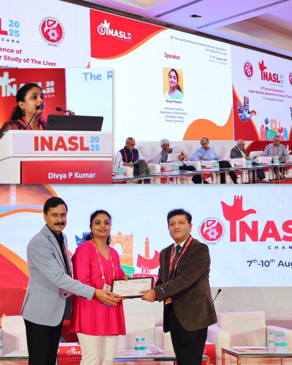 DivyaKumar182's tweet image. 🌟 Thrilled to share that our research paper was selected for a Plenary Session at INASL 2025, and the icing on the cake: it was awarded First Prize! 🏆
@INASL_Liver (1/3)