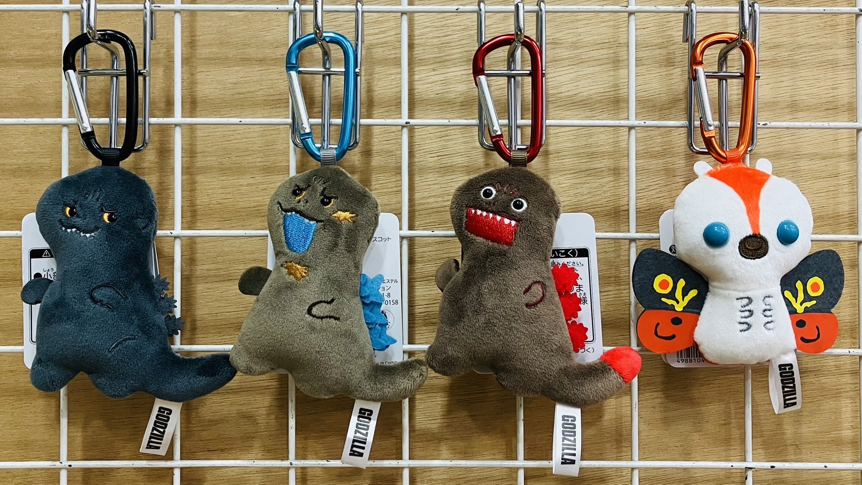 ゴジラかも。 ぬいぐるみ 4種 1994 2016 2023 モスラ ゴジラモスラ