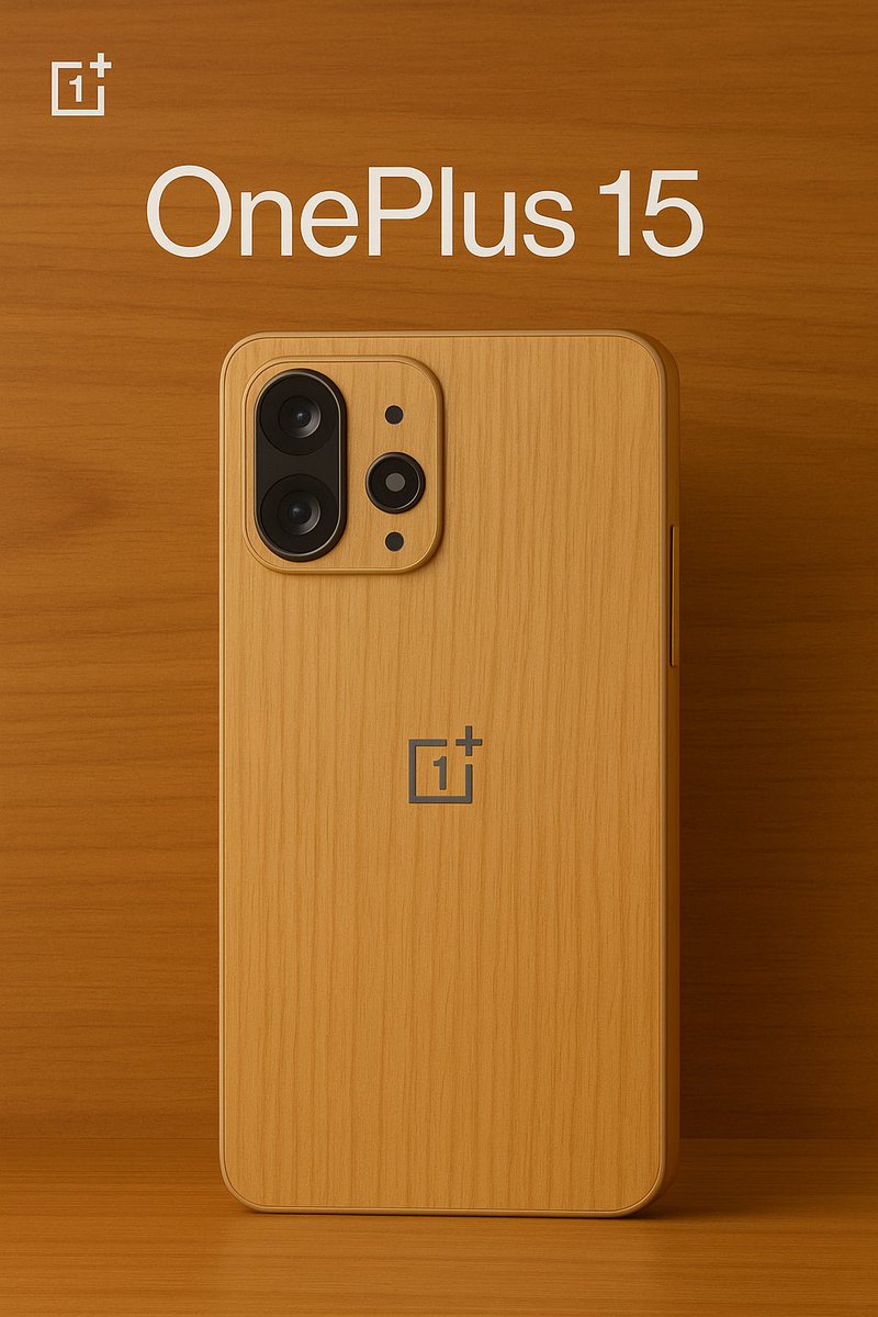 OnePlus 15, officially revealed to be "far more beautiful than imagined"

✅ Large R-angle flat display 
✅ Extremely narrow bezels enabled by LIPO (1.2mm - 1.3mm as per DCS)
✅ New camera module design and body are the highlights
✅ CMF (Color, Material, Finish) is indeed