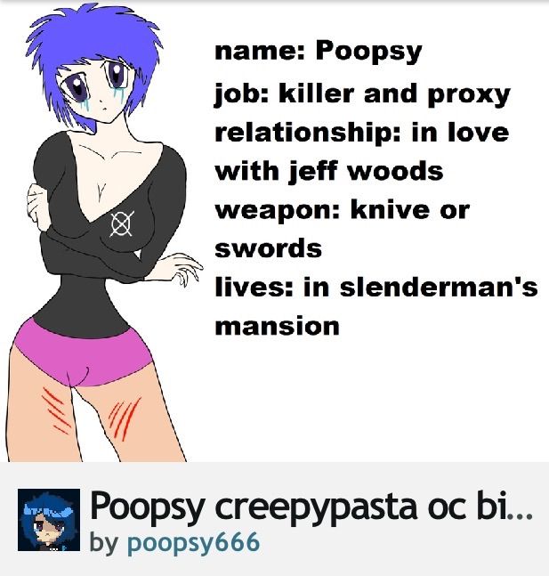 im the only one in this bastard world who knows this was made by poopsy666 creator of poopsy the killer