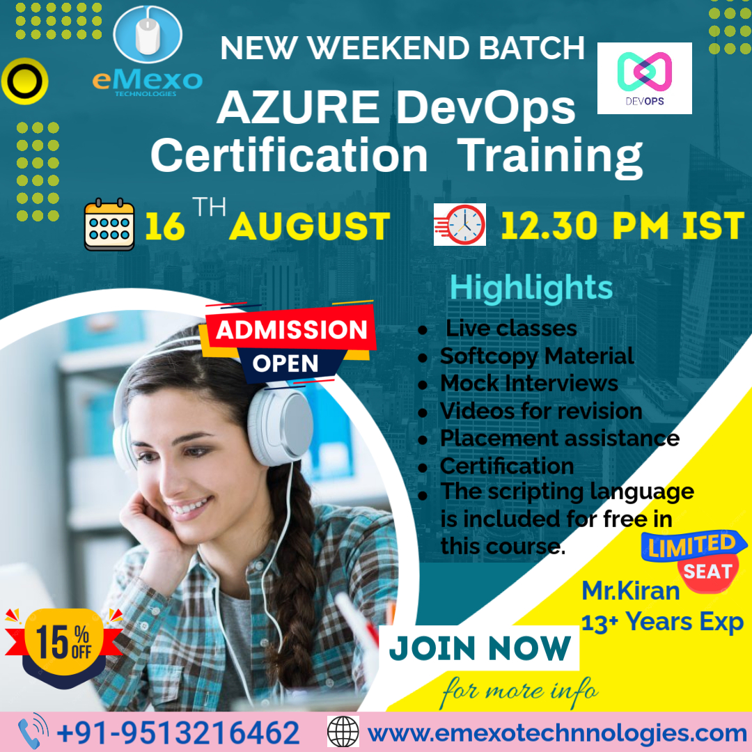 gokulemexo's tweet image. Master Azure DevOps  Course in Bangalore &amp;amp; Accelerate Your Cloud Career – Enroll Now

New Batch Starts on 16h Augest 2025 12:30 pm IST
Location: eMexo Technologies, Electronic City, Bangalore
Cal: +91 9513216462
Visit: emexotechnologies.com/courses/micros…

#AzureDevOpsTraining  #CICDPipelines