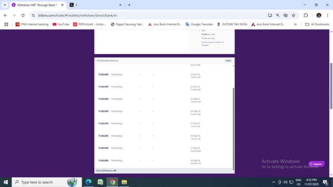 DonaldHernk5's tweet image. Is your money stuck on Bitbns ? You made withdrawal and it hasn’t arrived on your bank ? Or your withdrawal has been restricted? 
  Do not panic, send a message now so we can help you resolve it 
   #BitBNS #bitbns #India #Indian #WazirX #WithdrawalIssues #crypto  #CryptoHelp