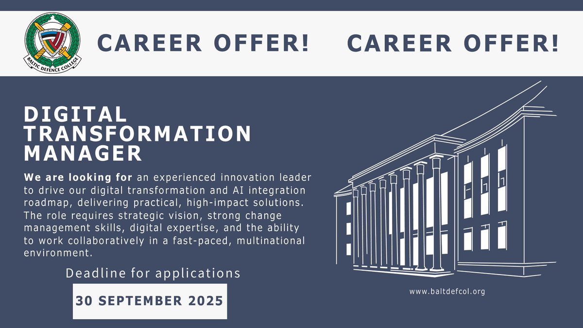 BalticDefenceCollege tweet media