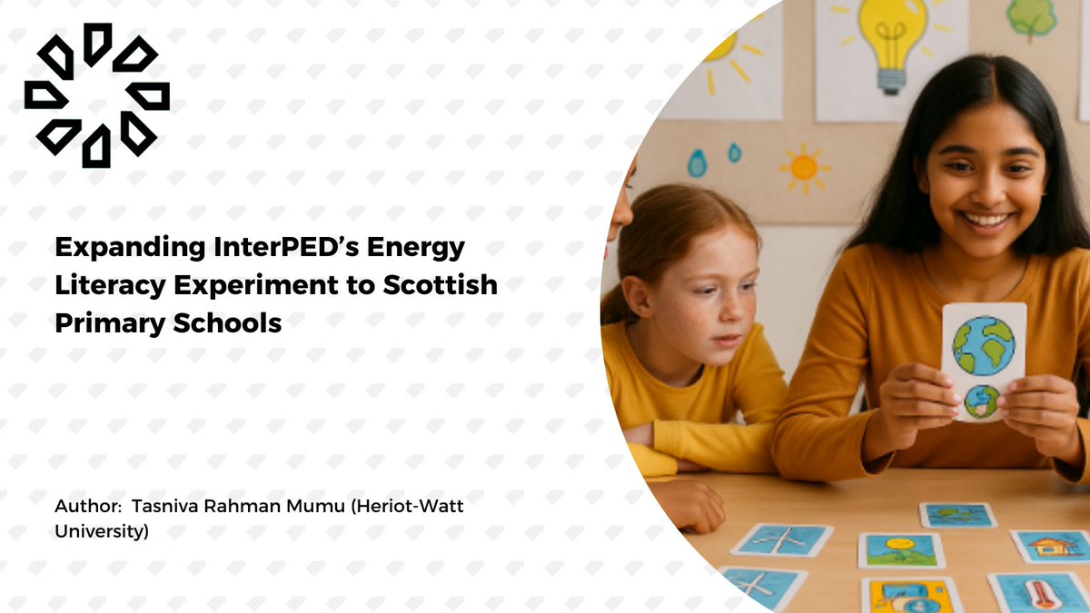 InterPED (@interped_eu) on Twitter photo ๐ฑ InterPEDโs energy literacy experiment is heading to Scottish primary schools!
Later in 2025, <a href="/HeriotWattUni/">Heriot-Watt University</a> will run hands-on workshops for kids 9โ12 using the Energy/Climate Explorers card game.
Read more ๐ shorturl.at/JmrAg
#HorizonEU #STEM #EnergyLiteracy ๐ฑ InterPEDโs energy literacy experiment is heading to Scottish primary schools!
Later in 2025, <a href="/HeriotWattUni/">Heriot-Watt University</a> will run hands-on workshops for kids 9โ12 using the Energy/Climate Explorers card game.
Read more ๐ shorturl.at/JmrAg
#HorizonEU #STEM #EnergyLiteracy