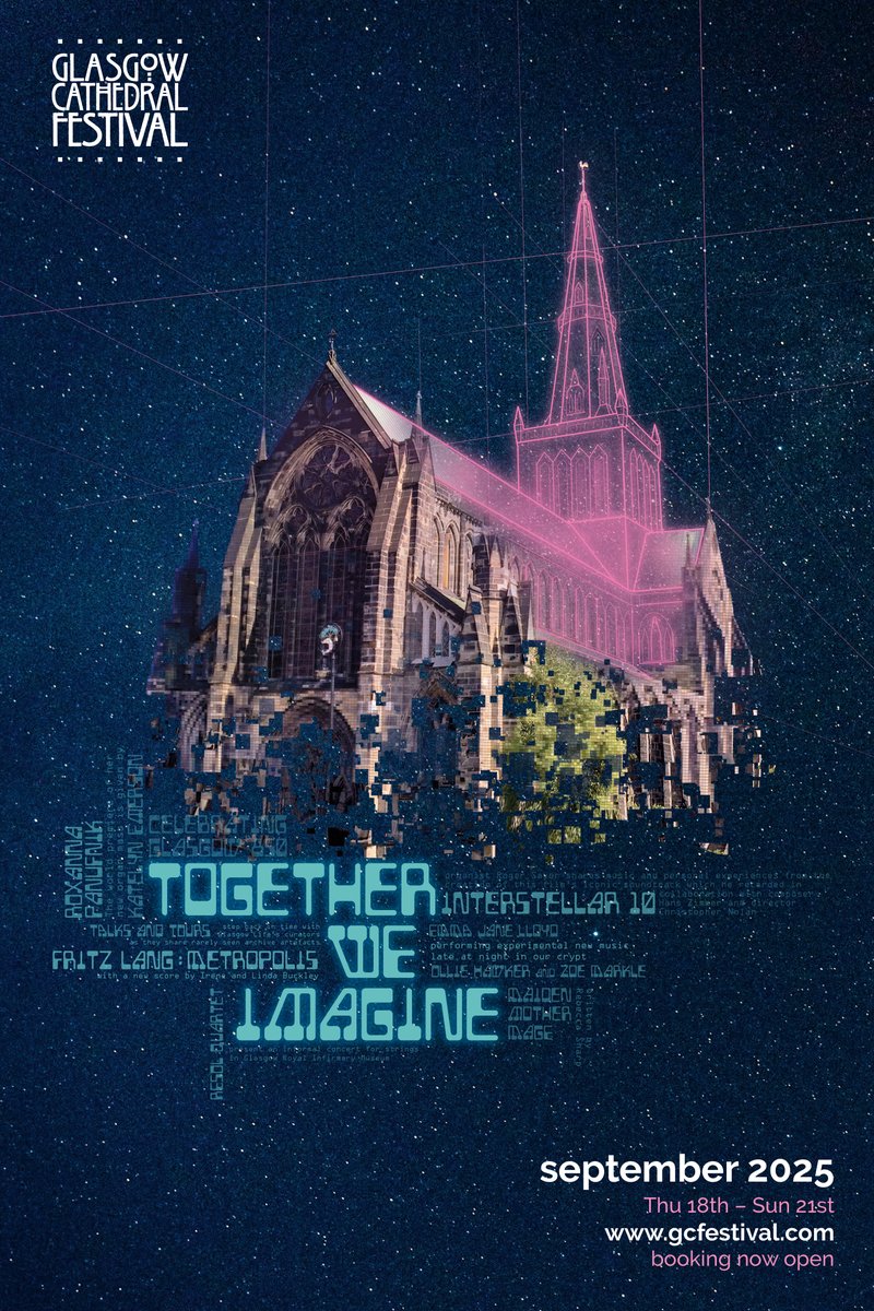 WhatsOnGlasgow's tweet photo. Glasgow @CathedralFest returns from 18–21 September 2025, with a bold and celebratory programme marking Glasgow 850!

𝗙𝗶𝗻𝗱 𝗼𝘂𝘁 𝗺𝗼𝗿𝗲: https://t.co/m4rEZfHahi https://t.co/SSM68A6tA2