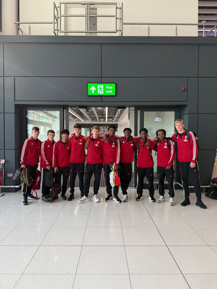 Off to Salzburg 🇦🇹 to play in the next generation trophy for the reds