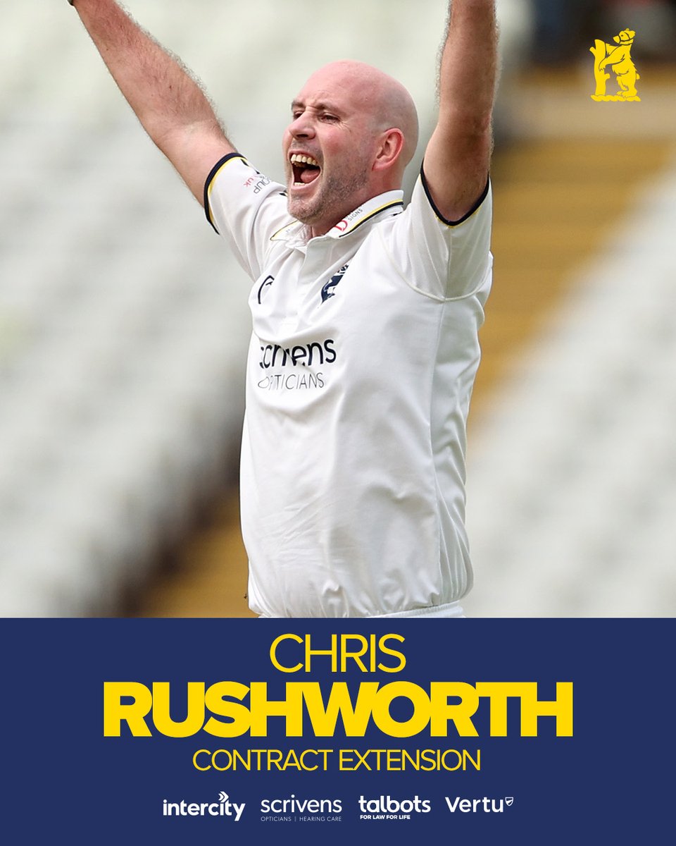 Chris Rushworth signs one-year contract extension as player/coach ✍️

Full story 📝 bit.ly/4oz9otP

🐻 #YouBears