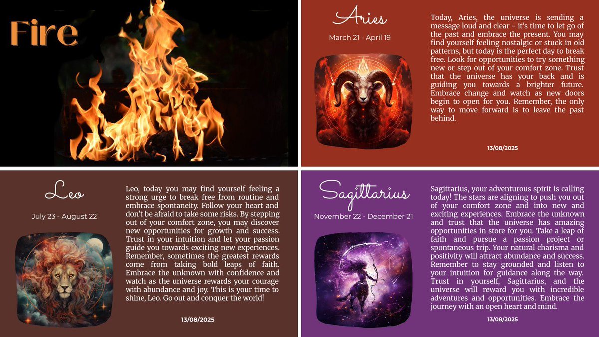 AllensAstrology's tweet image. 📌 13 August

📝 Noticing the signs?
When the universe whispers, do you listen or ignore it?
Drop a 👁 if you’ve seen a synchronicity lately.
#AllensAstrology #ZodiacSigns #CosmicMessages
