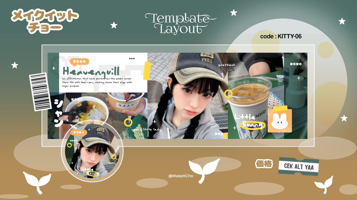 MakeItCho's tweet image. Help repost ? Terimakasih ♡

Haloo, aku punya beberapa template layout CLEARANCE SALE yang bisa langsung diorder via dm. 

Layoutnya nfs ya. 

Untuk yang mau tanya-tanya dulu boleh dm aku ♡

#zonauang