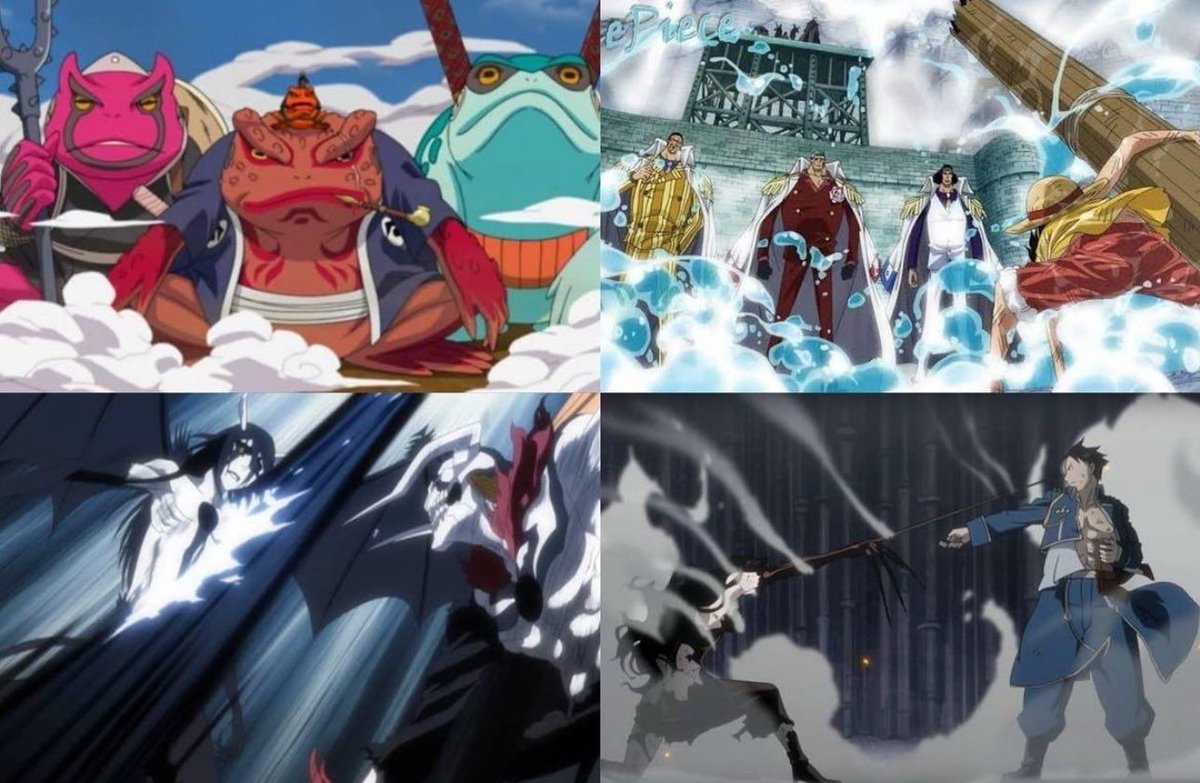 These anime arcs were airing at the same time in 2010