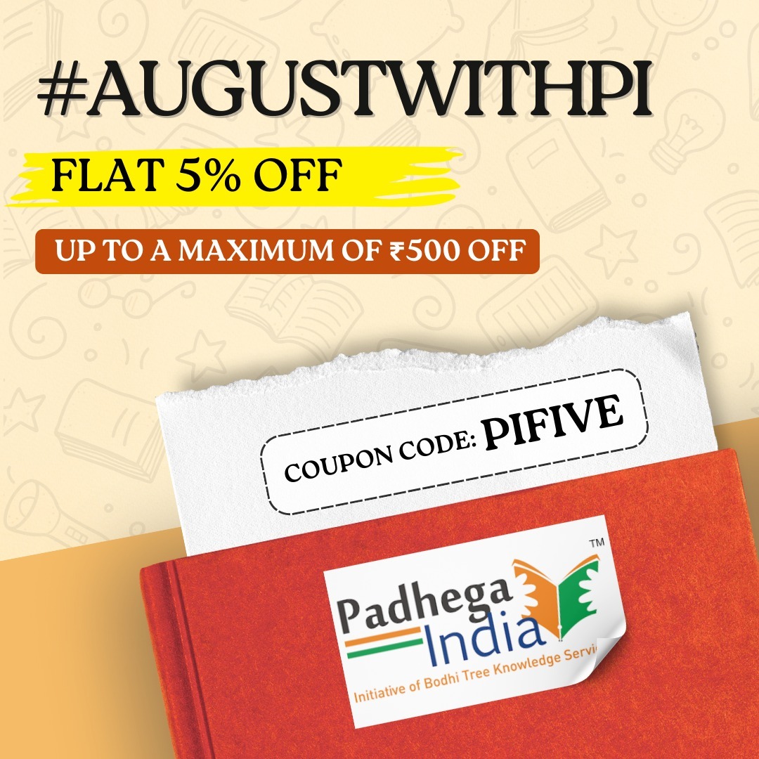PadhegaIndia_'s tweet photo. #AugustWithPI 💛
Dear Readers - There's no better joy than reading and we as an organisation endeavour to make your reading journey rewarding too.
We are happy to offer additional 5% discount on your purchases today.
👉 PIFIVE
#BuyOriginal 💮 #BuyFromPI
https://t.co/O0CyYPwB91 https://t.co/mVbHnYQCly