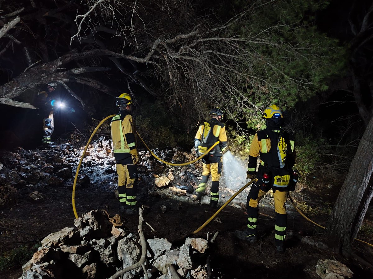 AgriculturaGOIB's tweet image. Incendi forestal #IFCalaSaNau
Extingit 1.50
Afectades 0,004 ha de pinar
#Felanitx #Mallorca