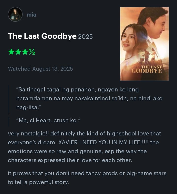 anistonjsm's tweet photo. a truly powerful story that definitely worth everyone’s time. 🫡 

kudos to the cast, production team, crew, and directors of this film — outstanding work all around. #TheLastGoodbye https://t.co/78qTJhxl3r