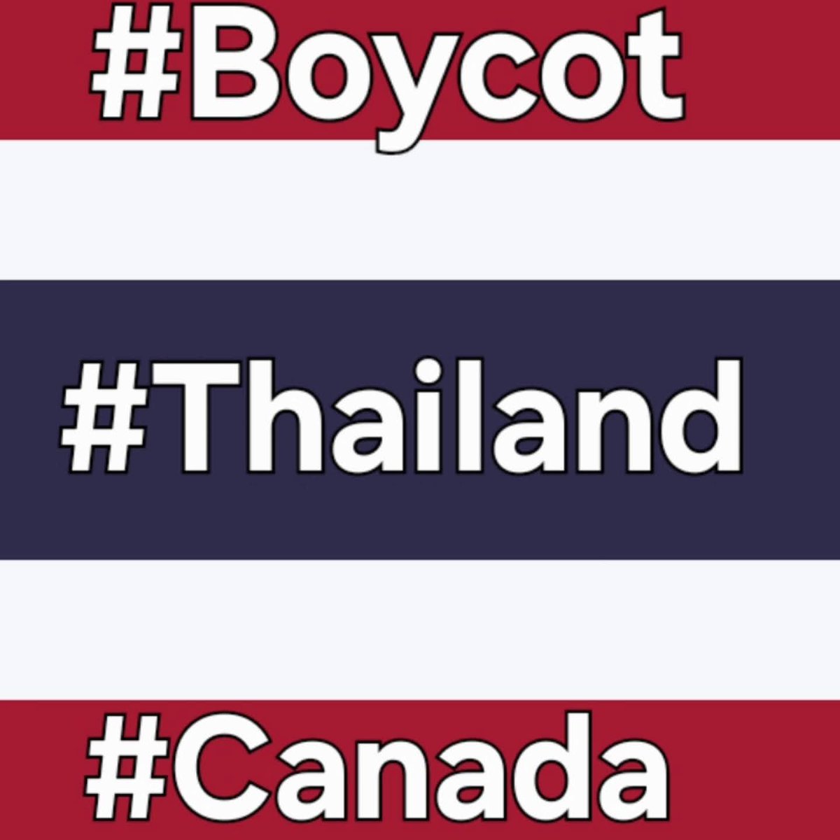 Double2K's tweet photo. I hope for the Khmer people in Canada as tentions still on going, they restrict themselfs from any Thai brands. 
No more Thai restaurants, no more Thai products in house.
You support thai brand you support the thai war!
#Boycott #Thailand #cambodia #khmer #war #Canada https://t.co/HI6Uu9diXc