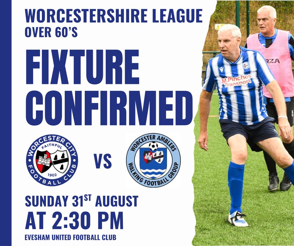Worcester City FC Strollers Walking Football tweet media