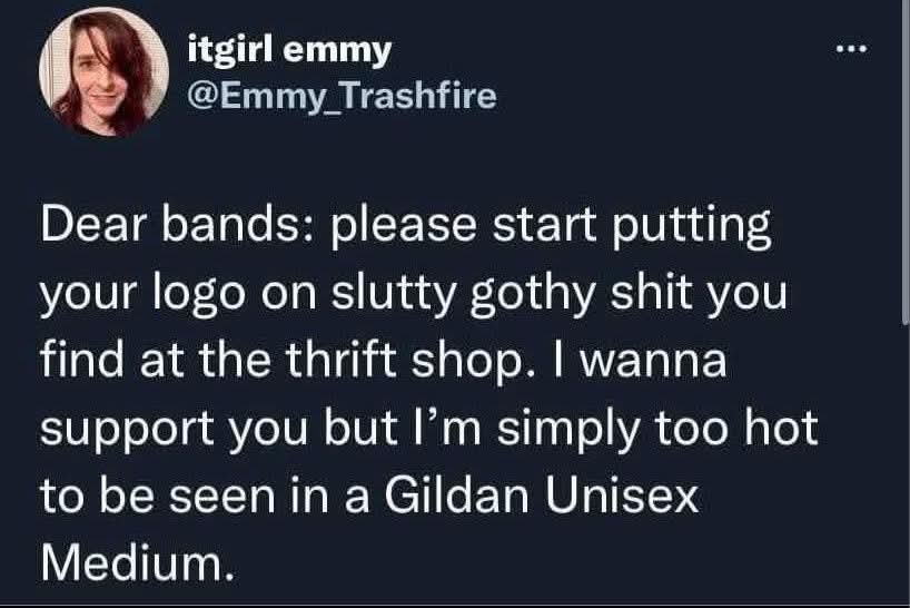 Bands can sell clothing of any slut level on our platform and award loyalty points.
