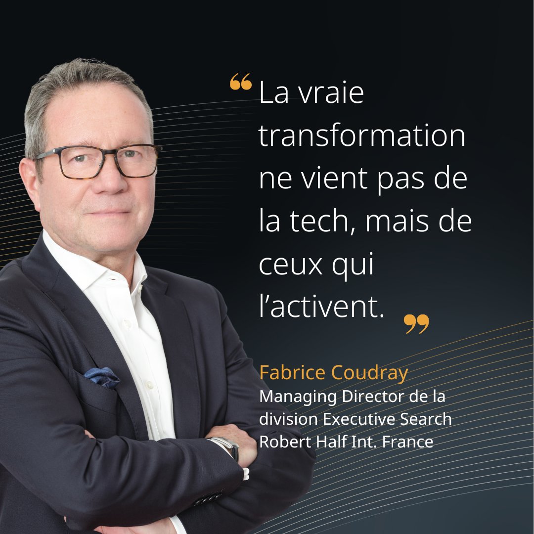 🚀| Les entreprises les plus agiles ne misent pas que sur la tech.
Elles investissent aussi dans le leadership.

➡️ Découvrez pourquoi la transformation des compétences est aujourd’hui la clé pour rester compétitif et préparer l’avenir 👉 the.roberthalf.com/uiDnT