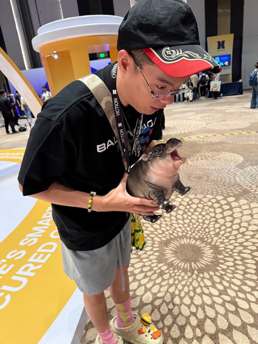 Fam, I think I just found my new spirit animal.

Adorable, tubby and just screams if things aren't going its way.

Moo Deng really is a vibe.

Tell me, what's your spirit animal?