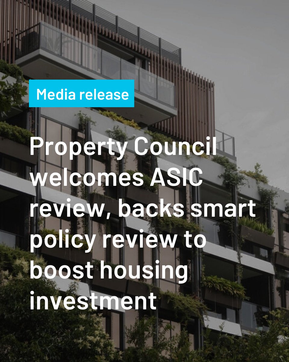 Property Council of Australia tweet media