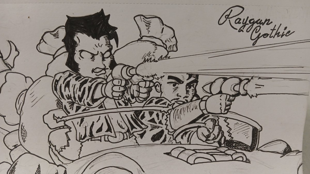 RaymonLillard's tweet photo. Raygun Rockabilly nonsense https://t.co/mEPDPntLzV