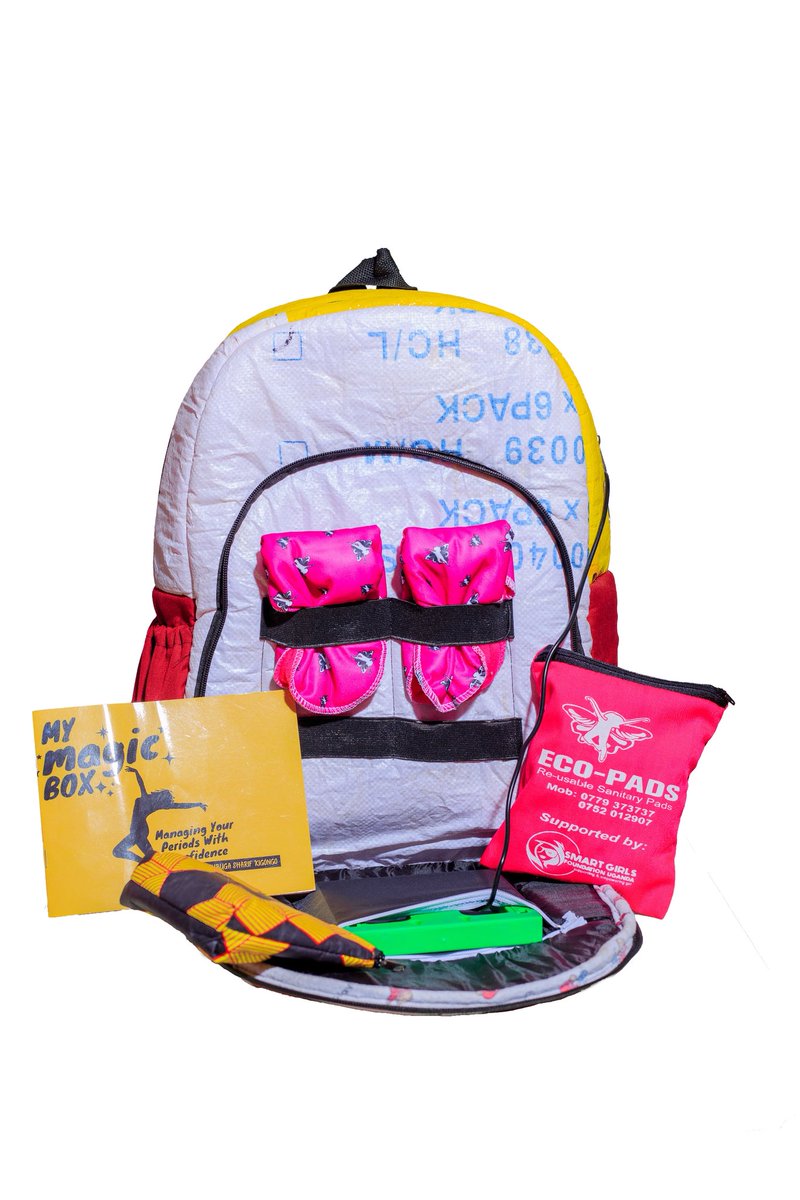 smartgirlsug's tweet photo. Inside the EcoJua Smart Bag lies a toolkit for a girl’s future.
Inside you’ll find:
🔆 Solar panel & bulb for studying at night
🩸 Reusable sanitary pads
📖 Menstrual health booklet
🧵 Sewing kit for basic repairs
Every bag helps a girl stay in school, learn with dignity, and dream bigger — even in communities without electricity.

#Smartgirlsug | #SustainableSolutions