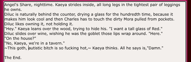 WispsStarry's tweet photo. This fanfic shit easy af.
(Peep the fucking 2012 ~~ as punctuation for thoughts. Really aging myself here). https://t.co/5TM7zNALQZ