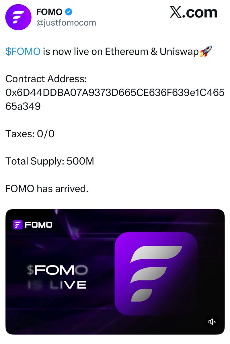 Another scam ! Same team 
$FOMO #SCAM ⛔️