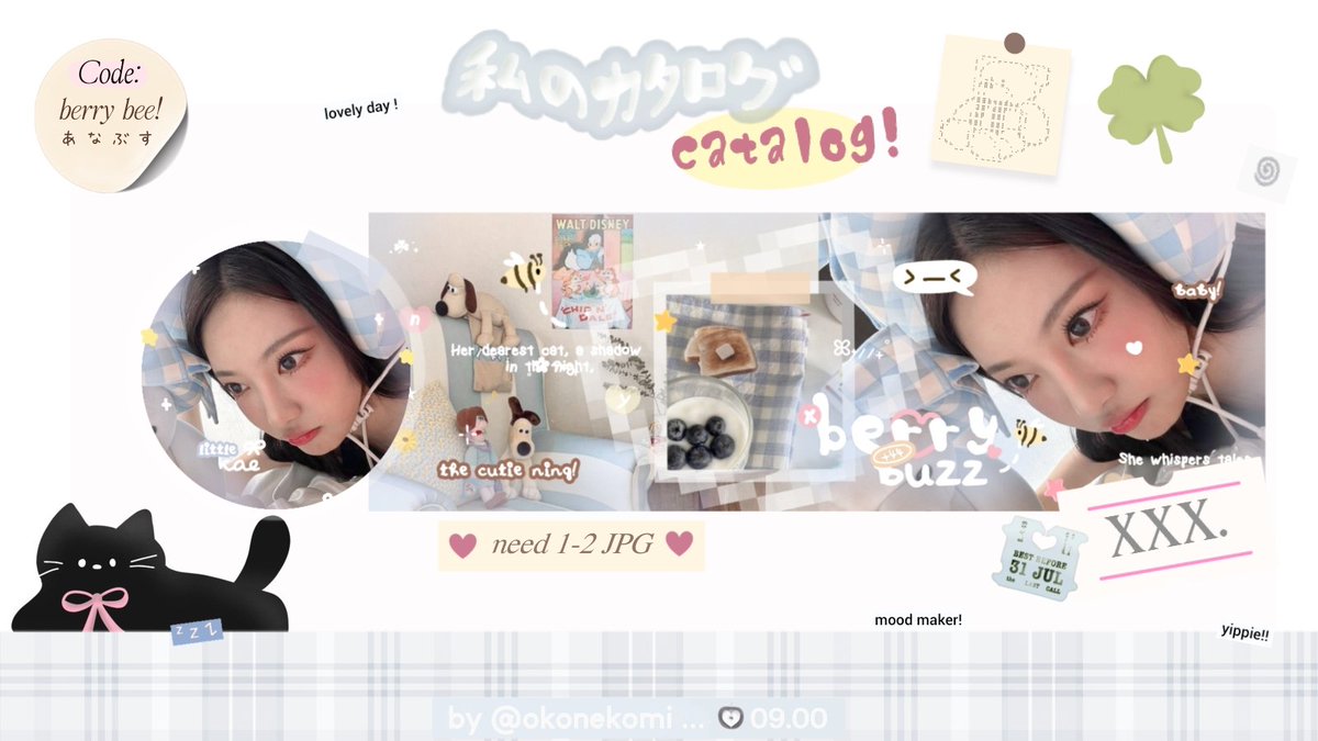 okonekomi's tweet image. Help repost ya, thankyou ☘️🍥💭⭐! 

Hallo karena aku mau long rest akuu masih ada sisa template layout ini ya, masih avail buat promo B1G1 ya! 👀🩷 Yuk yang mau boleh langsung dm aku, don't forget to mention after dm ya #zonauang