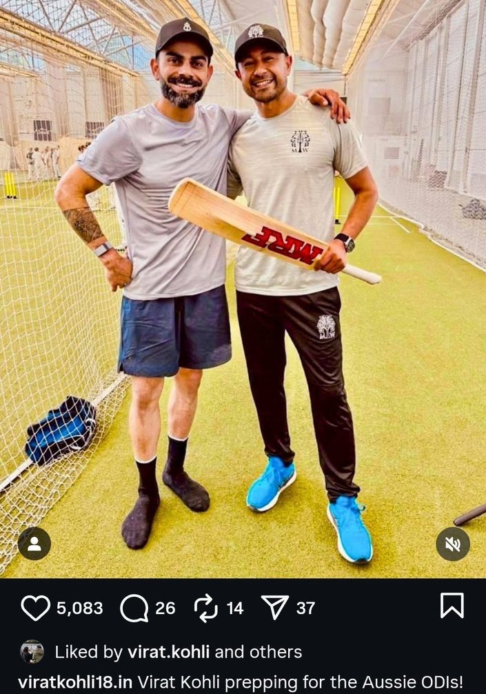 LokeshVirat18K's tweet image. Kohli saab🙏
