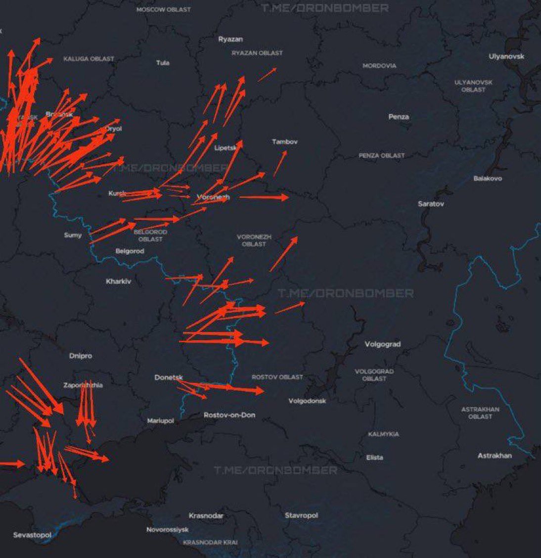 Russia had a long, sleepless night as waves of Ukrainian drones hit targets across the country. Here’s what we know so far: