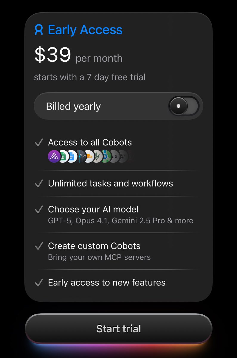 0xSerious's tweet image. Looks amazing! Would love to try it, but $39 per month for the free trial is pretty high. I don’t even know if I want any of these features.
