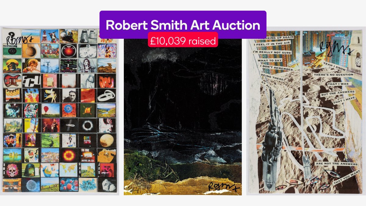 THANK YOU for helping us to raise £10,039 by participating in our <a href="/RobertSmith/">ROBERT SMITH</a> signed prints auction, so we can keep more families together for longer. 🙏❤️ Watch this space for more opportunities to get your hands on a signed print in the coming months 👀