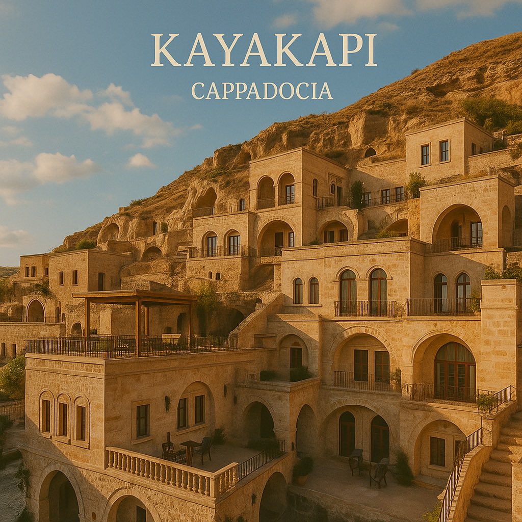 cemkinay's tweet image. Kayakapı Premium Caves – Kapadokya

“Bir dağın içine oyulmuş, medeniyetle bezeli bir masal…”

Kayakapı, Kapadokya’nın tam kalbinde; Ürgüp’ün yamaçlarına yaslanmış, yüzlerce yıl boyunca yaşam alanı olarak kullanılmış mağara evlerin ve tarihi taş konakların yeniden doğduğu bir…