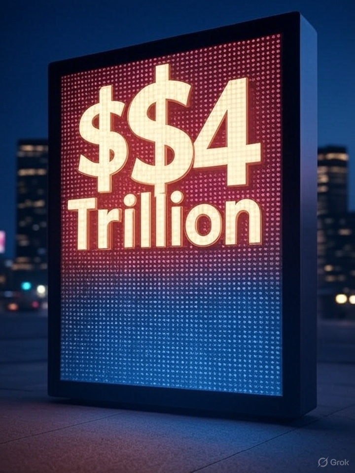 The total #crypto market cap is hitting a new ATH, surpassing $4 trillion.🤩🚀