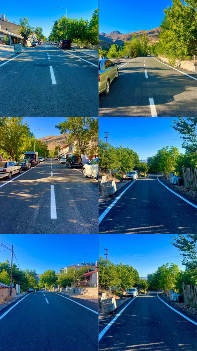 Asfaltlama çalışmalarımızı tamamladığımız cadde ve sokaklarımızda çizgi çekme aracıyla yol çizgilerini çektik.

Yol çizgileri çekildikten sonra yollarımız daha modern ve güzel bir görünüme kavuştu.

Çalışmalarımızda çok büyük emekleri olan 
Milletvekillerimiz 
Sayın