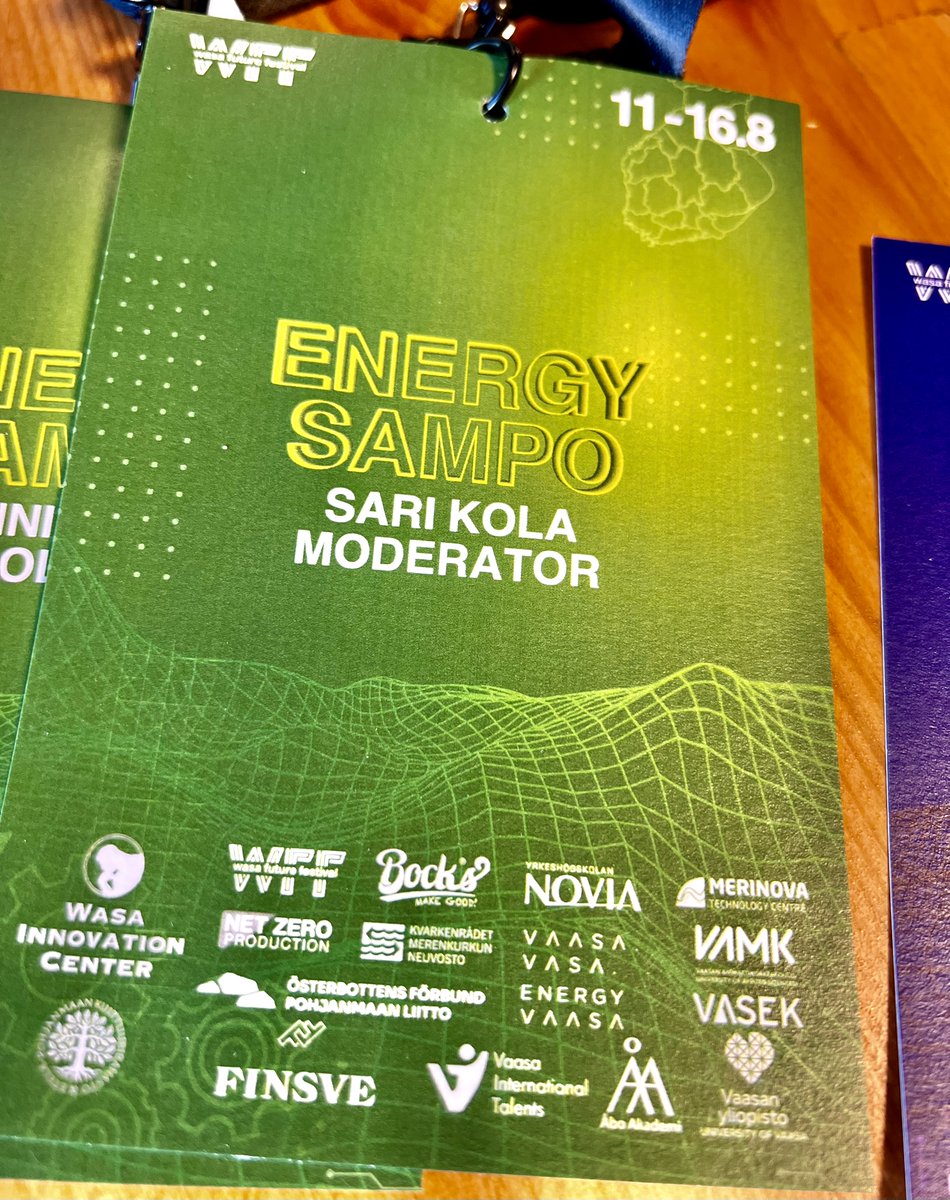 larsling's tweet image. Day 3 at Wasa Future Festival is about to begin. 

The Theme is Energy Technology, hosted by @wartsilacorp, @WartsilaEnergy, and @WartsilaMarine, and their partners. #energytechnology #merinova #energysampo #wärtsilä

The second theme is &quot;Space Day&quot; by the European Space Agency…