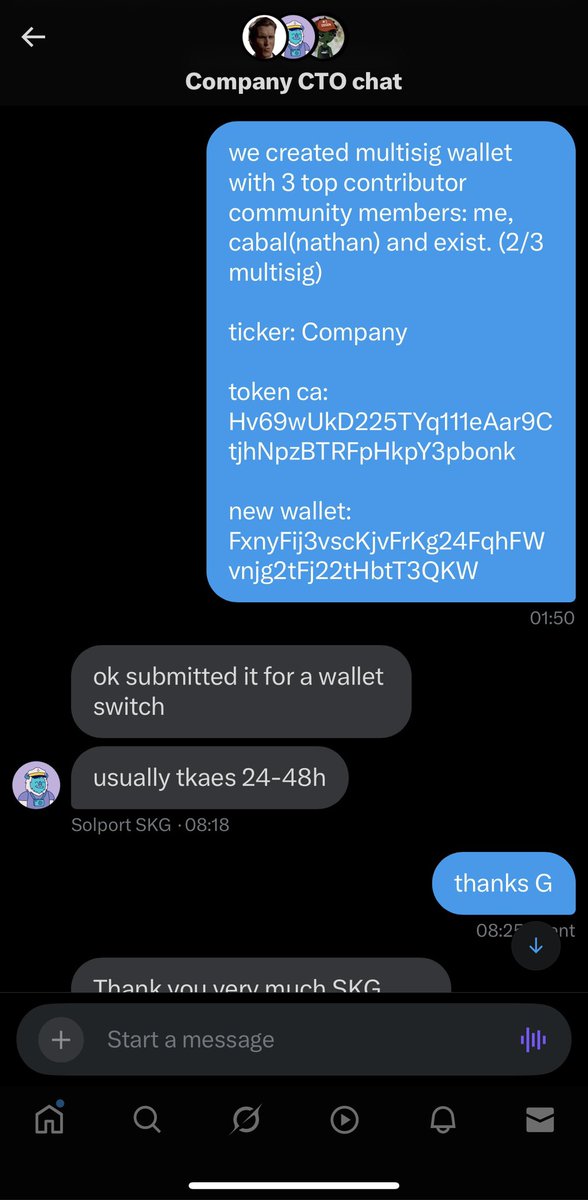 sharing the proof you’ve been asking for.

since there’s huge interest in whether bonk team actually submitted and have been working on the wallet switch, here it is.

this was sent on sunday, so enough time’s passed and it should happen ANYTIME now.

idk about you, but this is