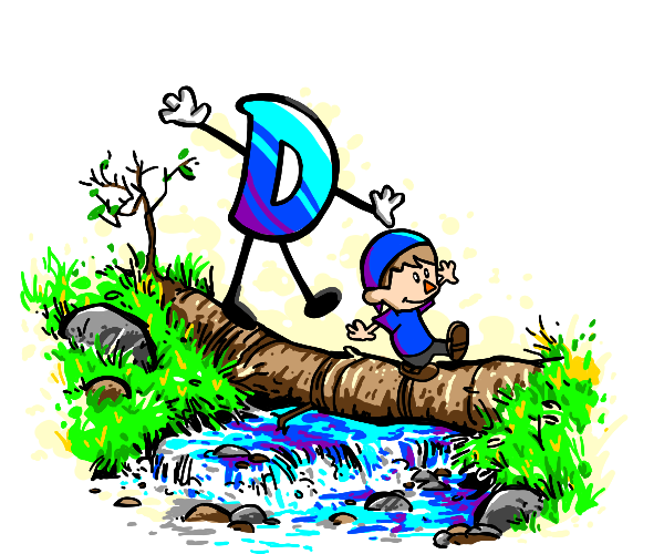 Jimison31's tweet photo. #Drawception in the style of #CalvinandHobbes https://t.co/MbTIXMqmAO